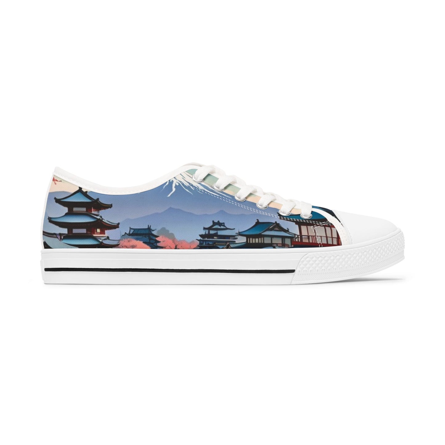 Ukiyo-e Women's Low Top Sneakers