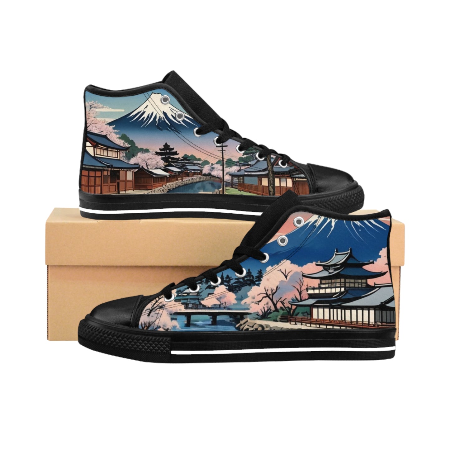 Ukiyo-e Men's Classic Sneakers