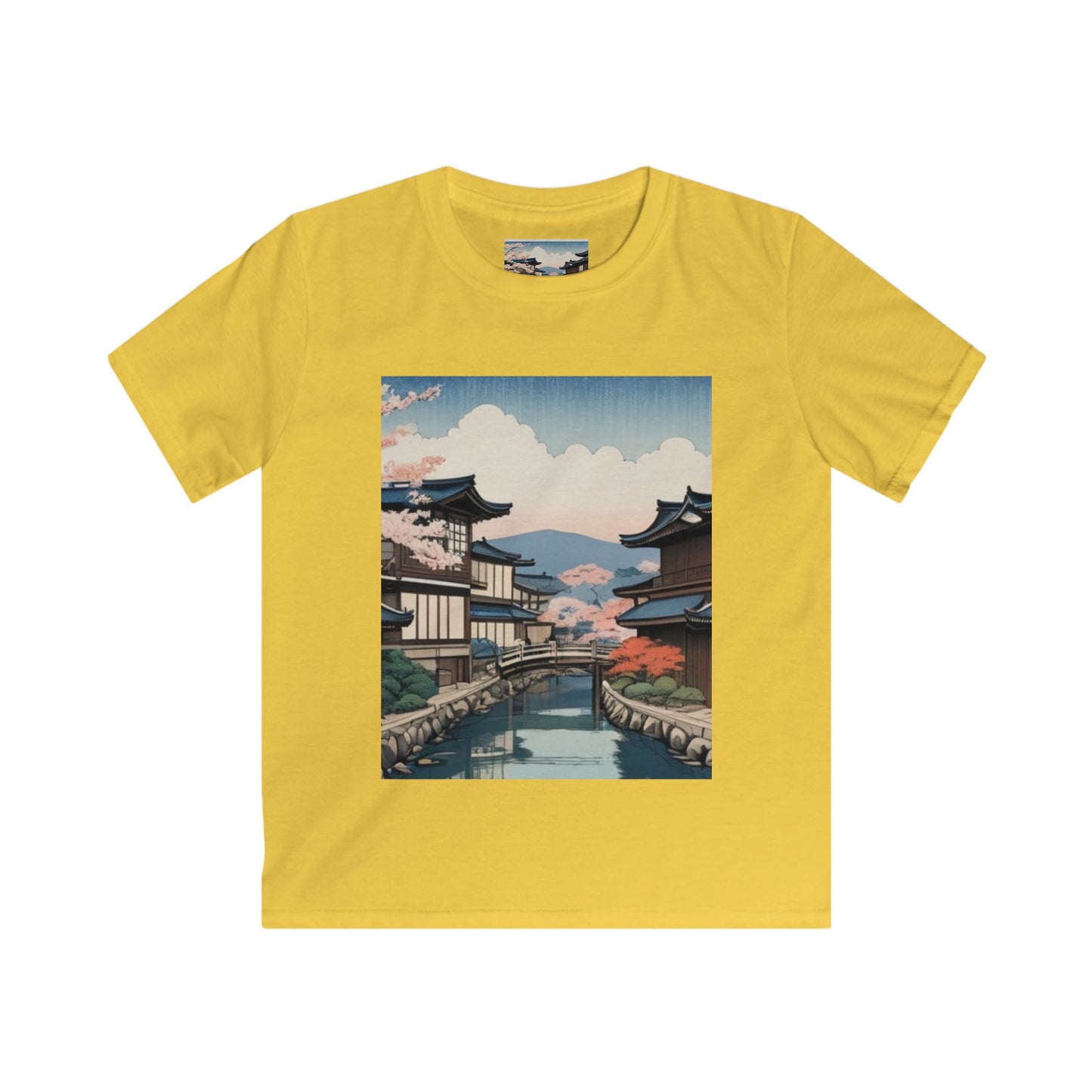 Ukiyo-e Kids Softstyle Tee