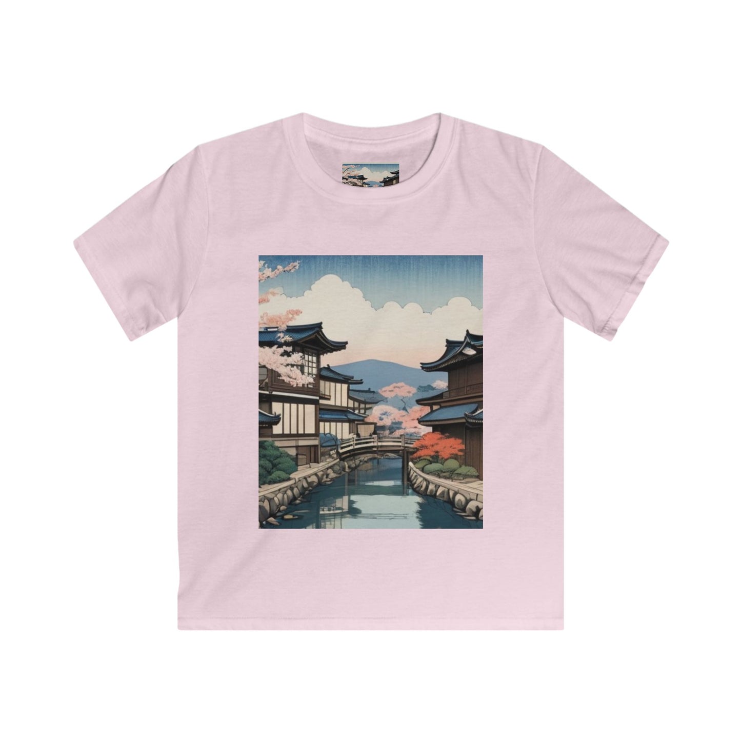 Ukiyo-e Kids Softstyle Tee