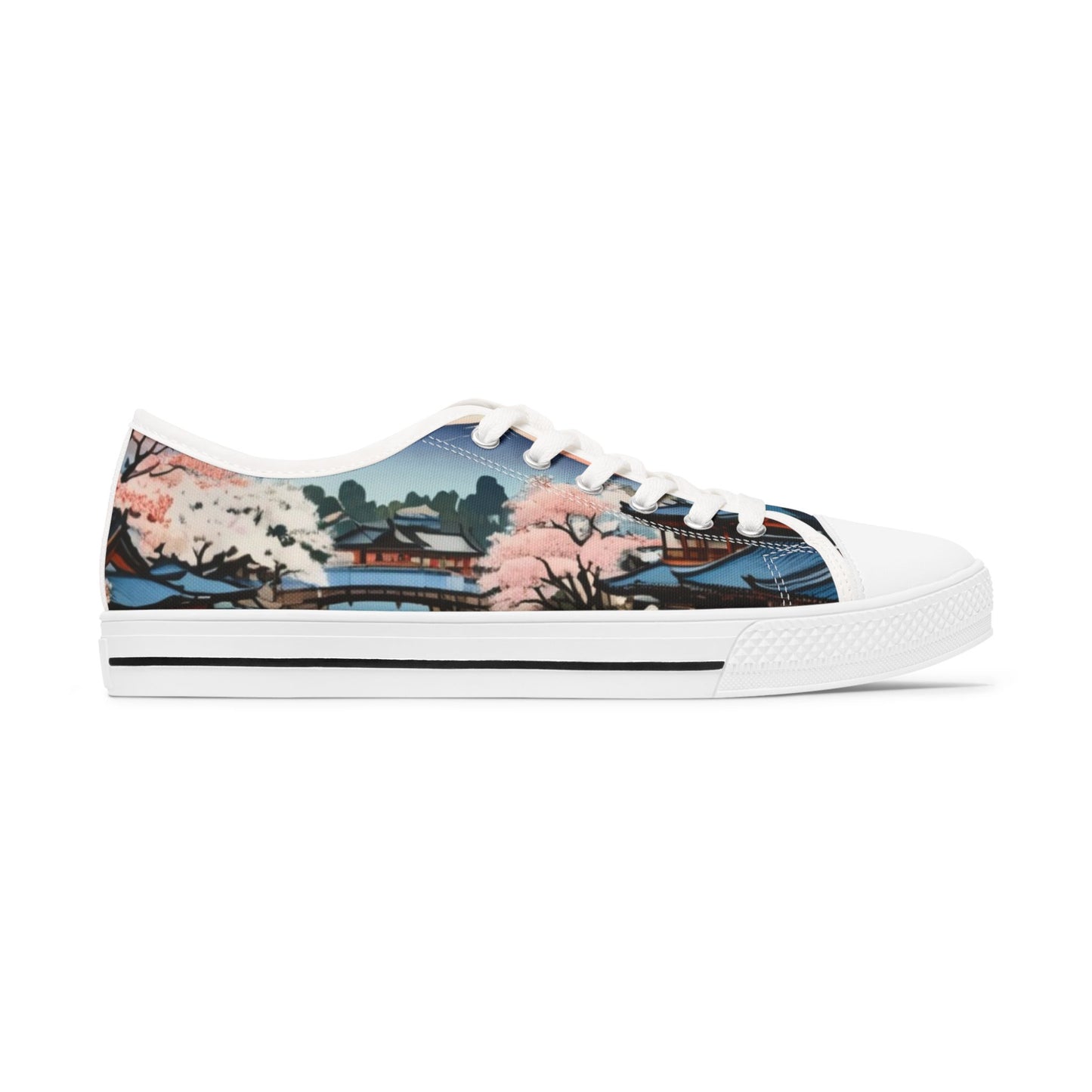 Ukiyo-e Women's Low Top Sneakers