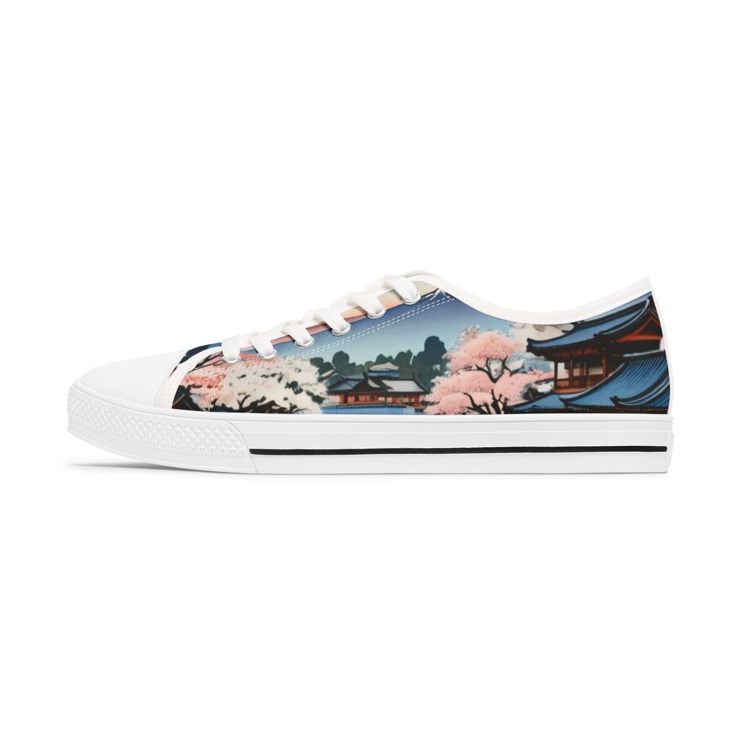 Ukiyo-e Women's Low Top Sneakers