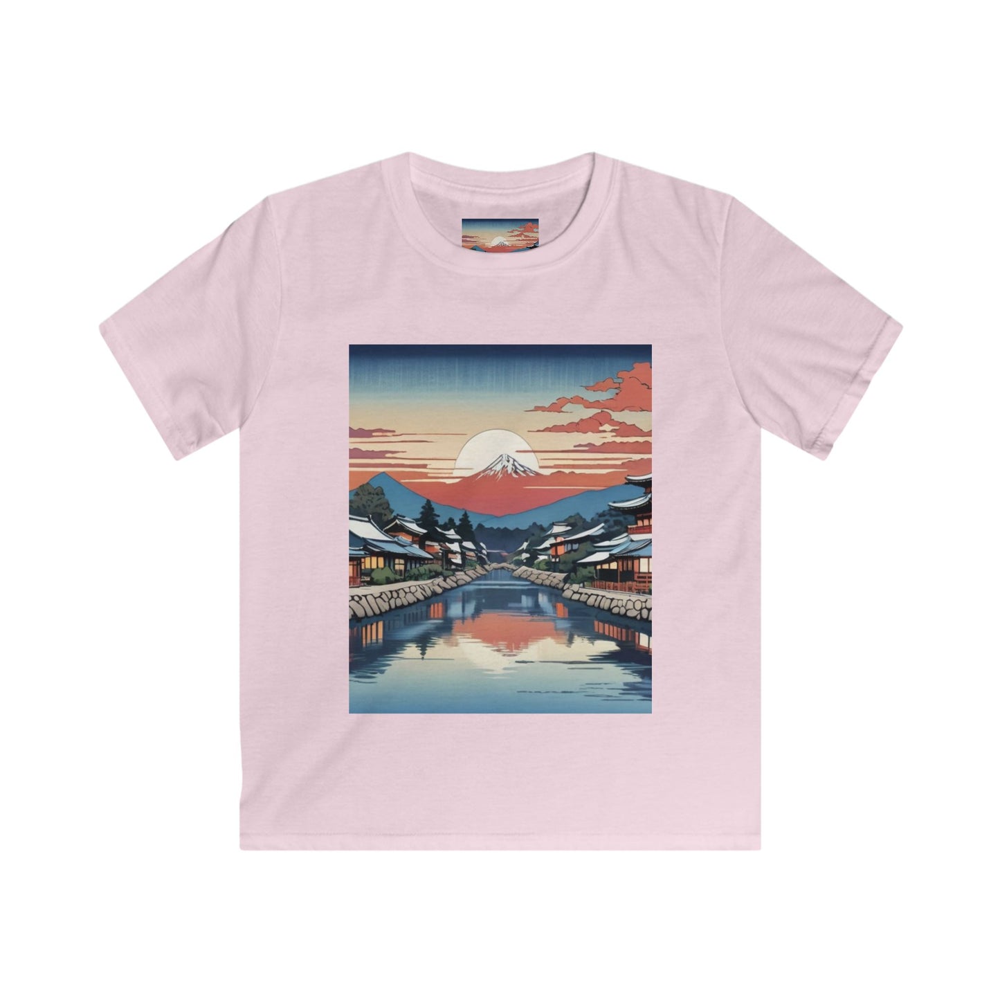 Ukiyo-e Kids Softstyle Tee