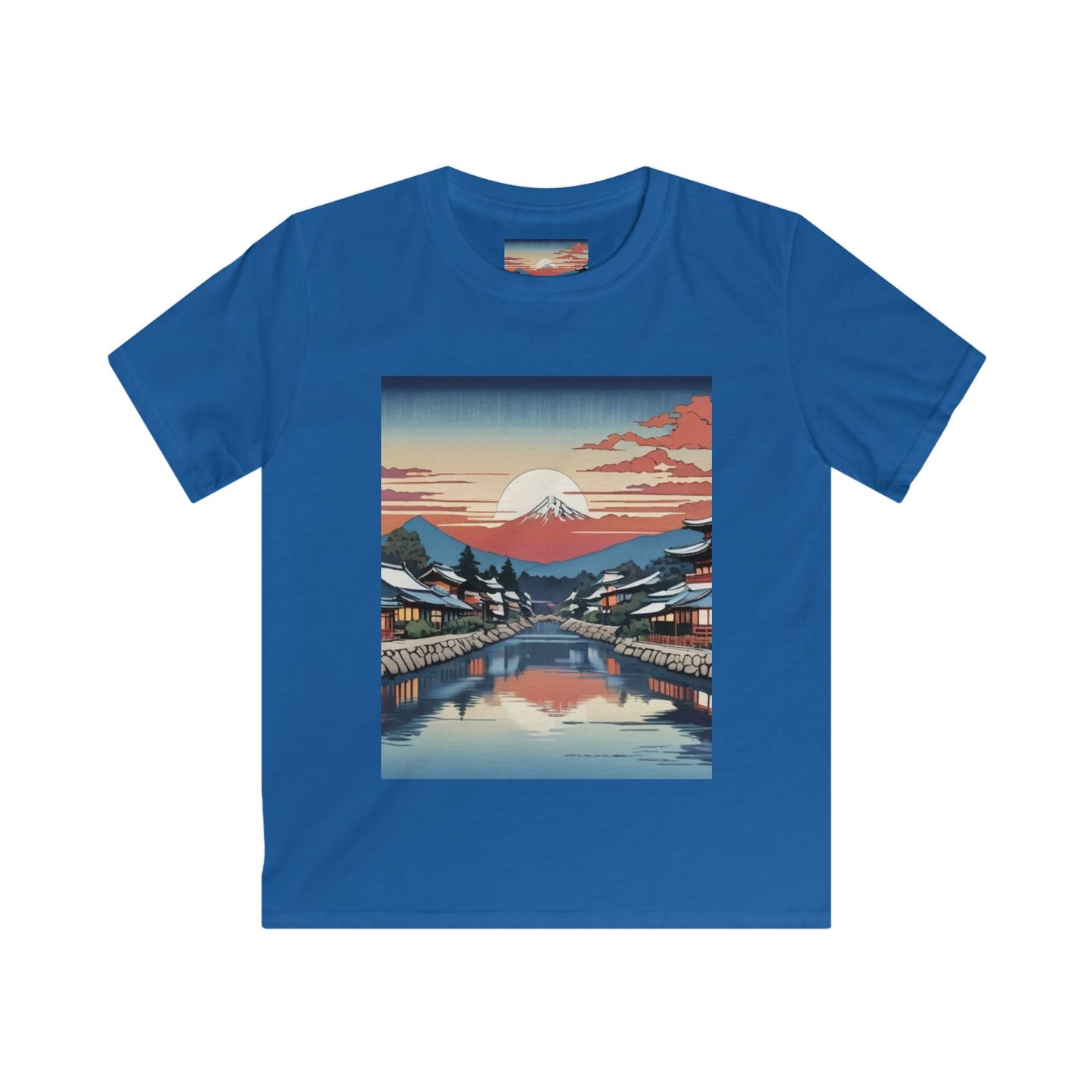 Ukiyo-e Kids Softstyle Tee