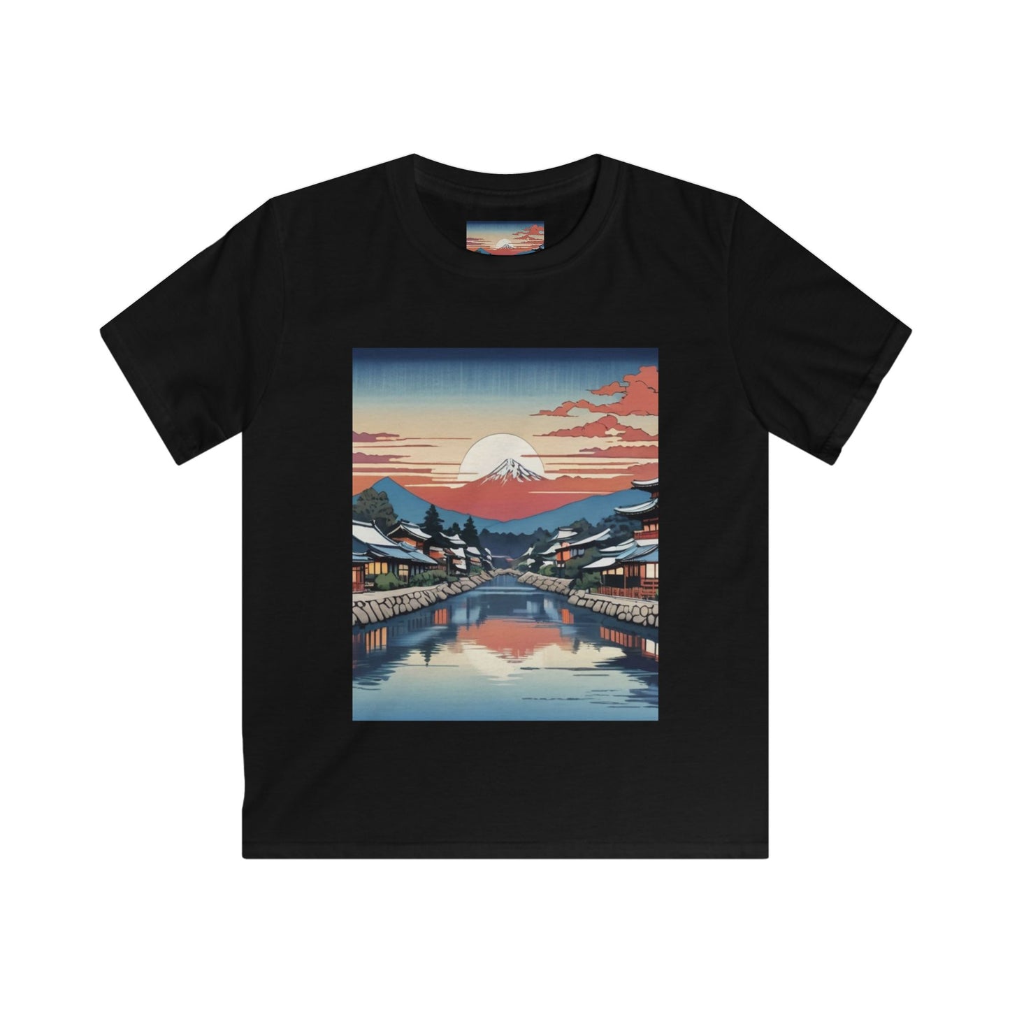 Ukiyo-e Kids Softstyle Tee