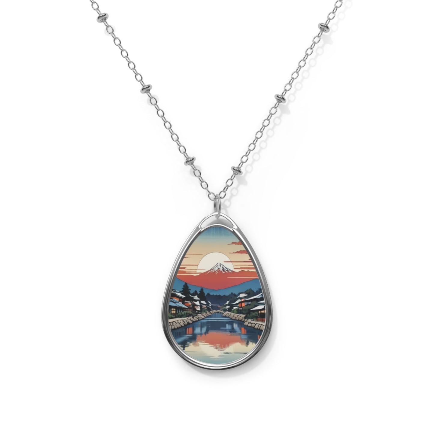 Sunsets Oval Necklace