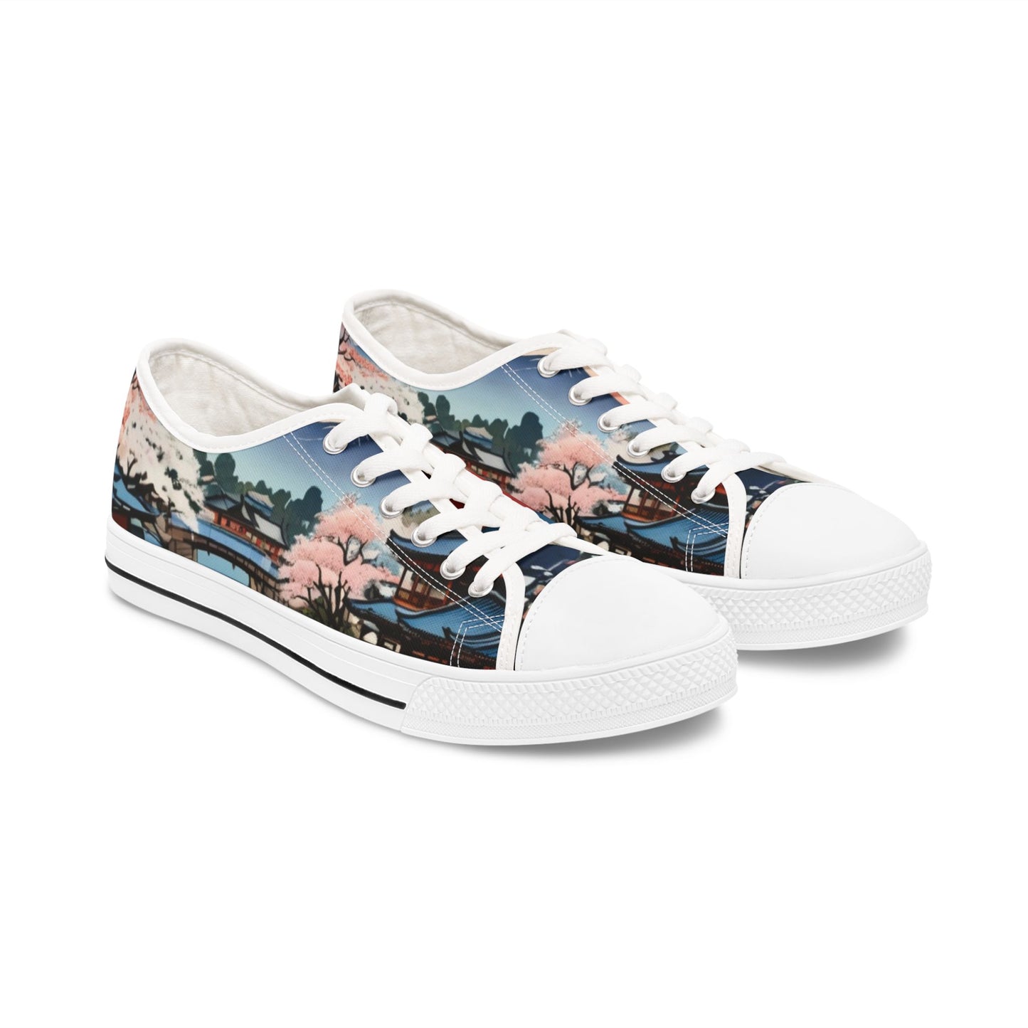 Ukiyo-e Women's Low Top Sneakers
