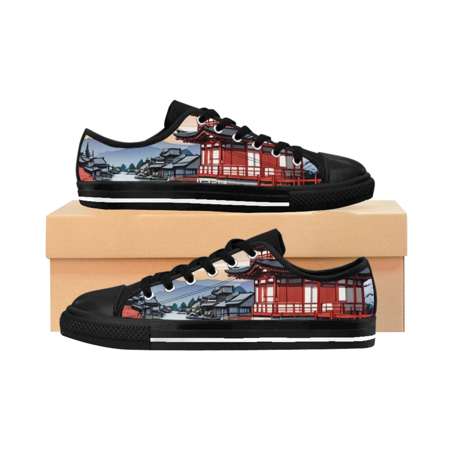 Ukiyo-e Men's Sneakers