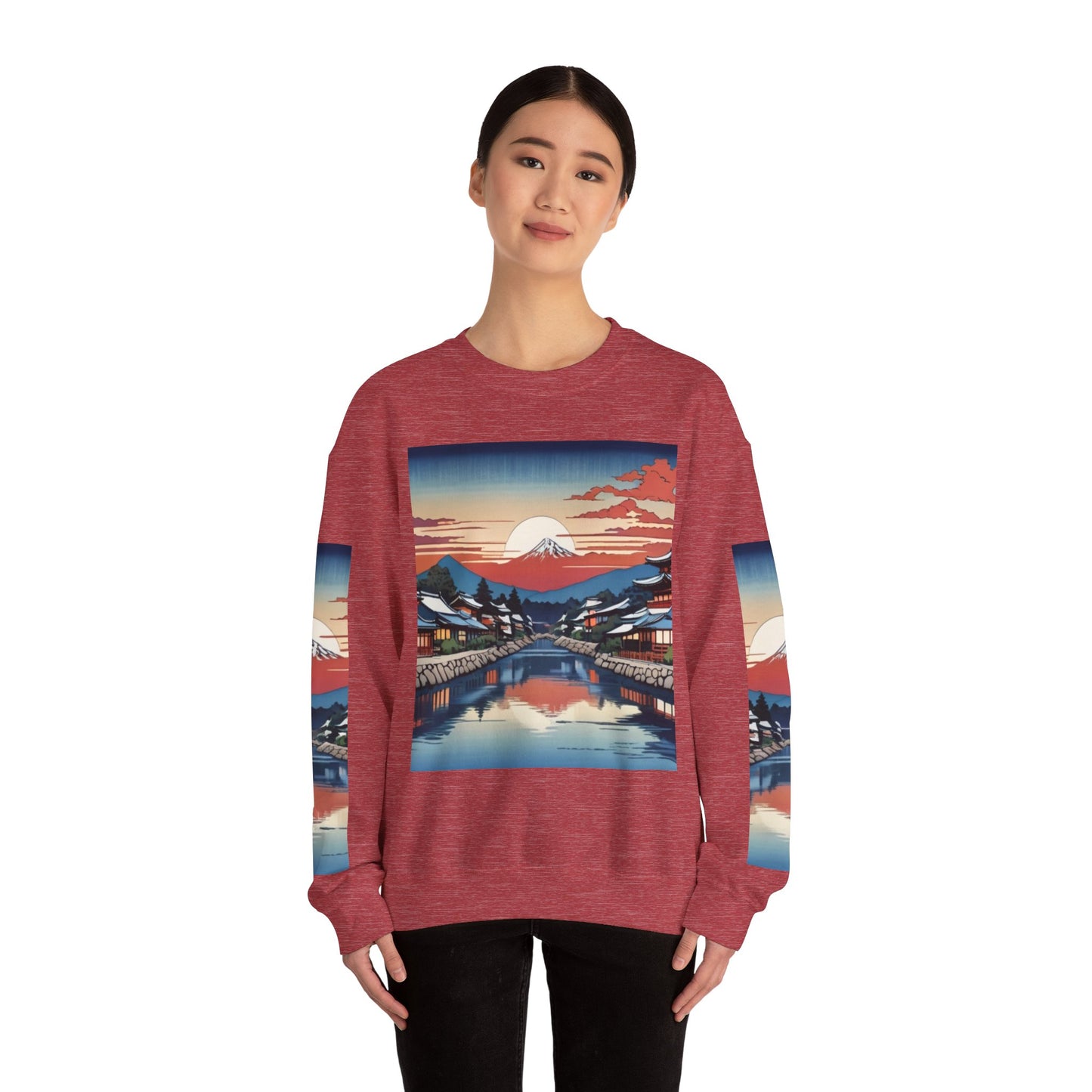Ukiyo-e Unisex Heavy Blend™ Crewneck Sweatshirt