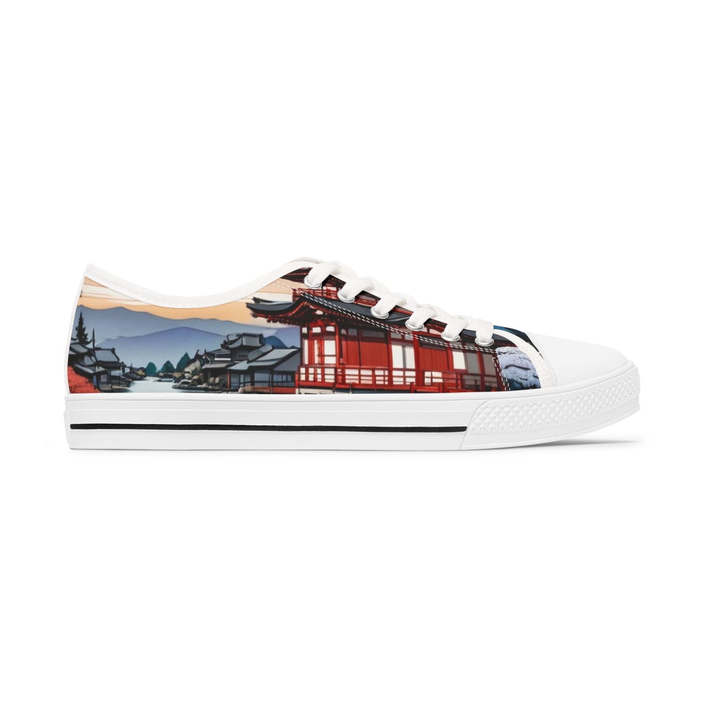 Ukiyo-e Women's Low Top Sneakers
