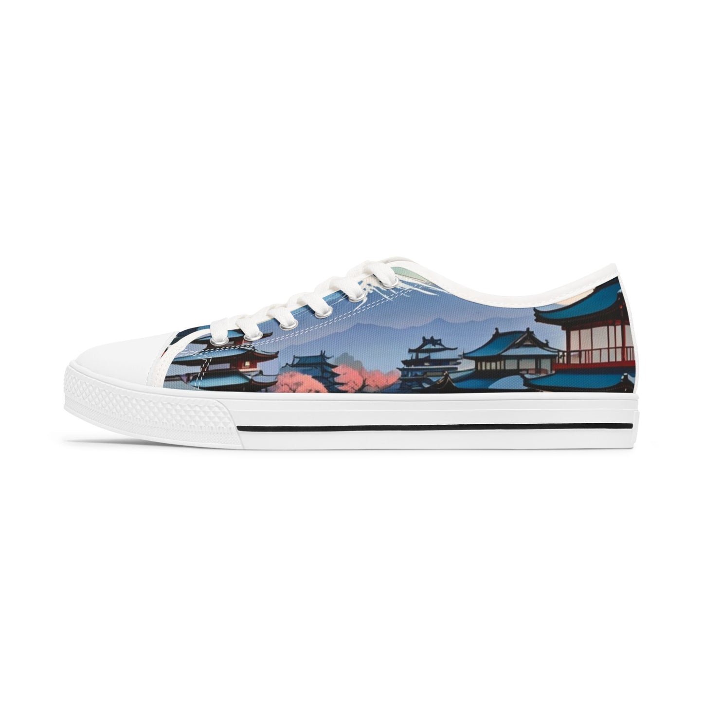 Ukiyo-e Women's Low Top Sneakers