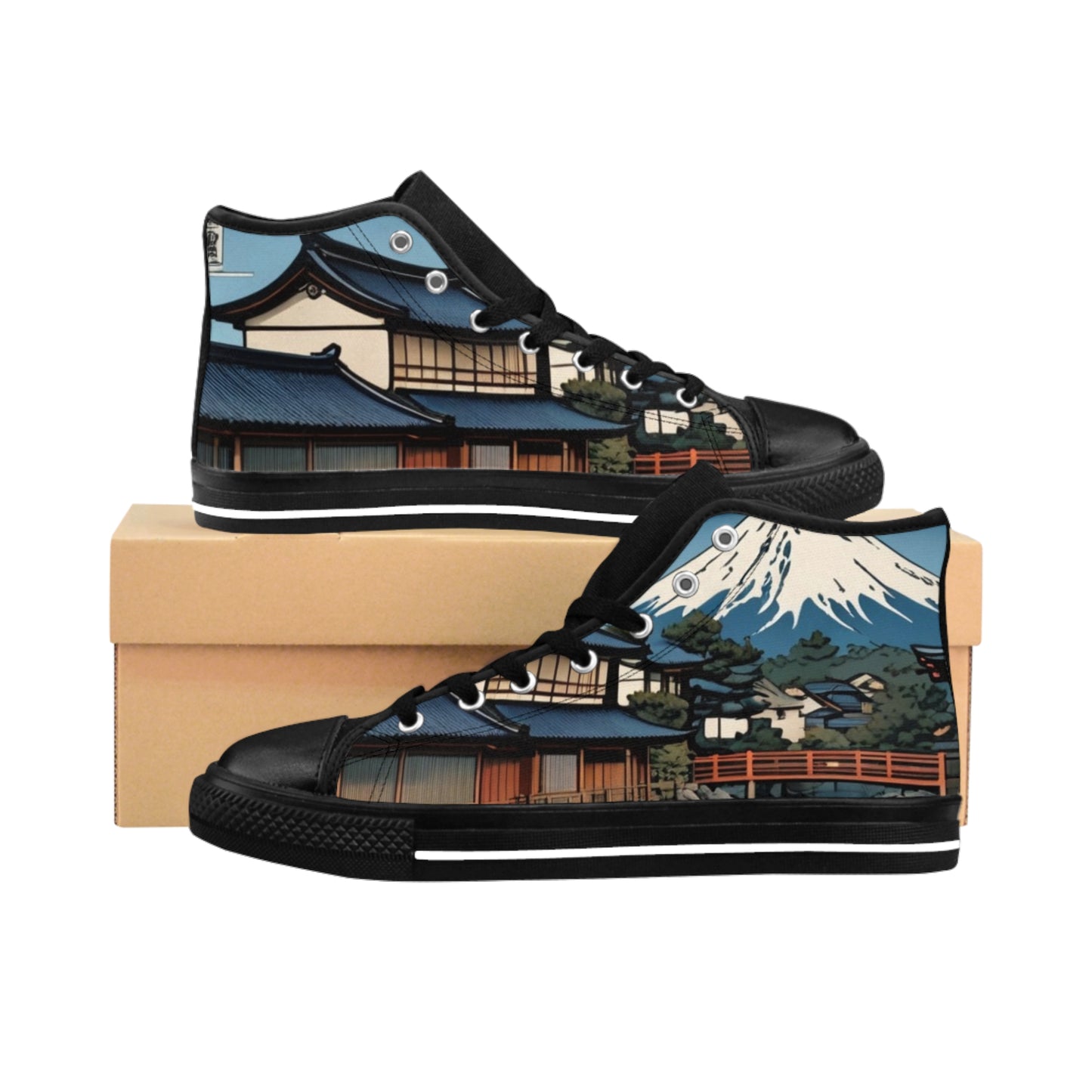 Ukiyo-e Men's Classic Sneakers
