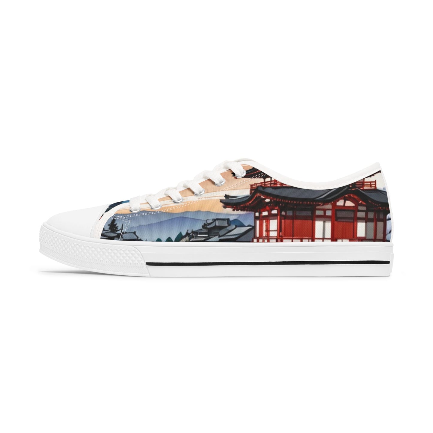 Ukiyo-e Women's Low Top Sneakers