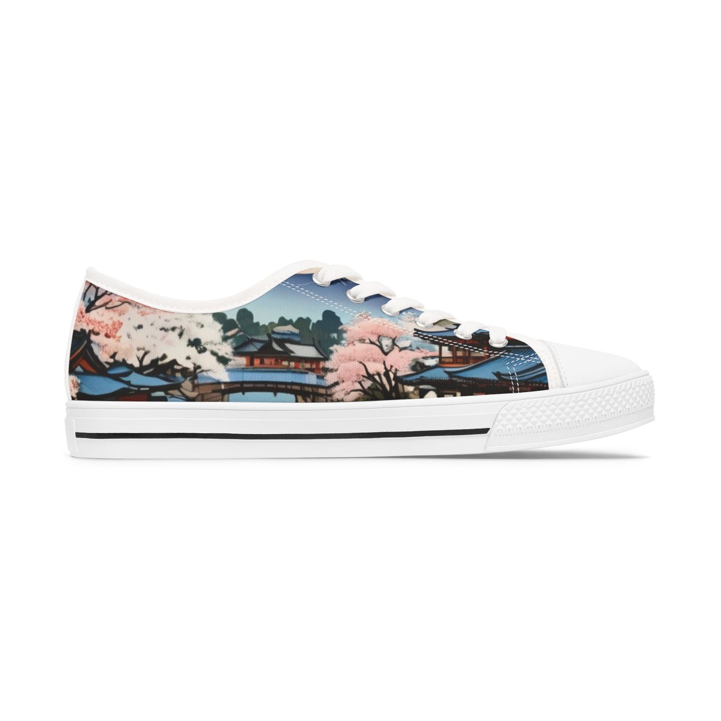 Ukiyo-e Women's Low Top Sneakers