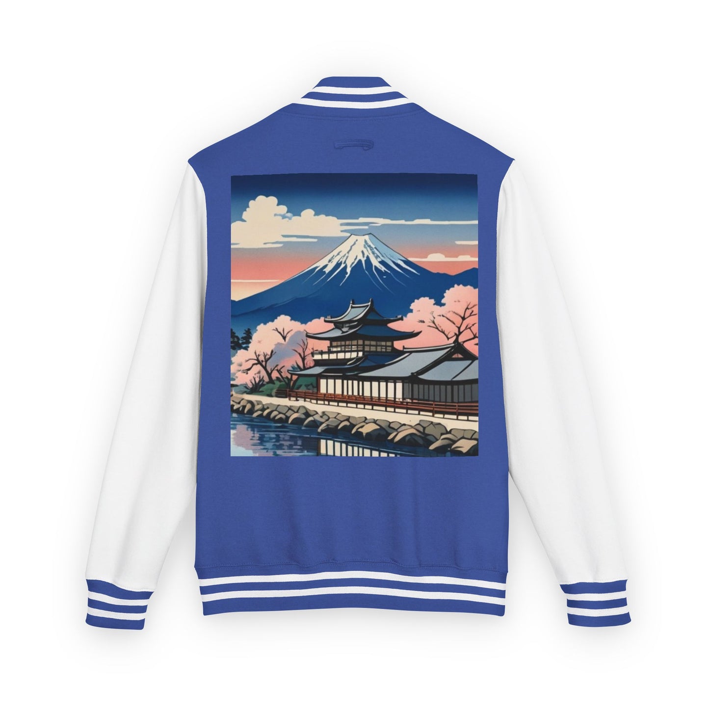 Ukiyo-e Letterman Jacket