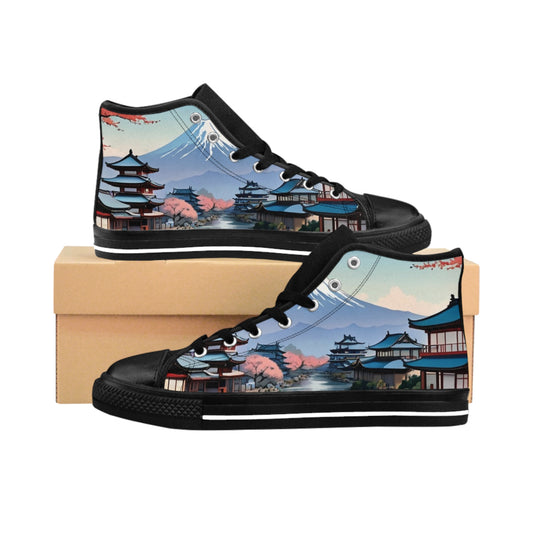 Ukiyo-e Women's Classic Sneakers