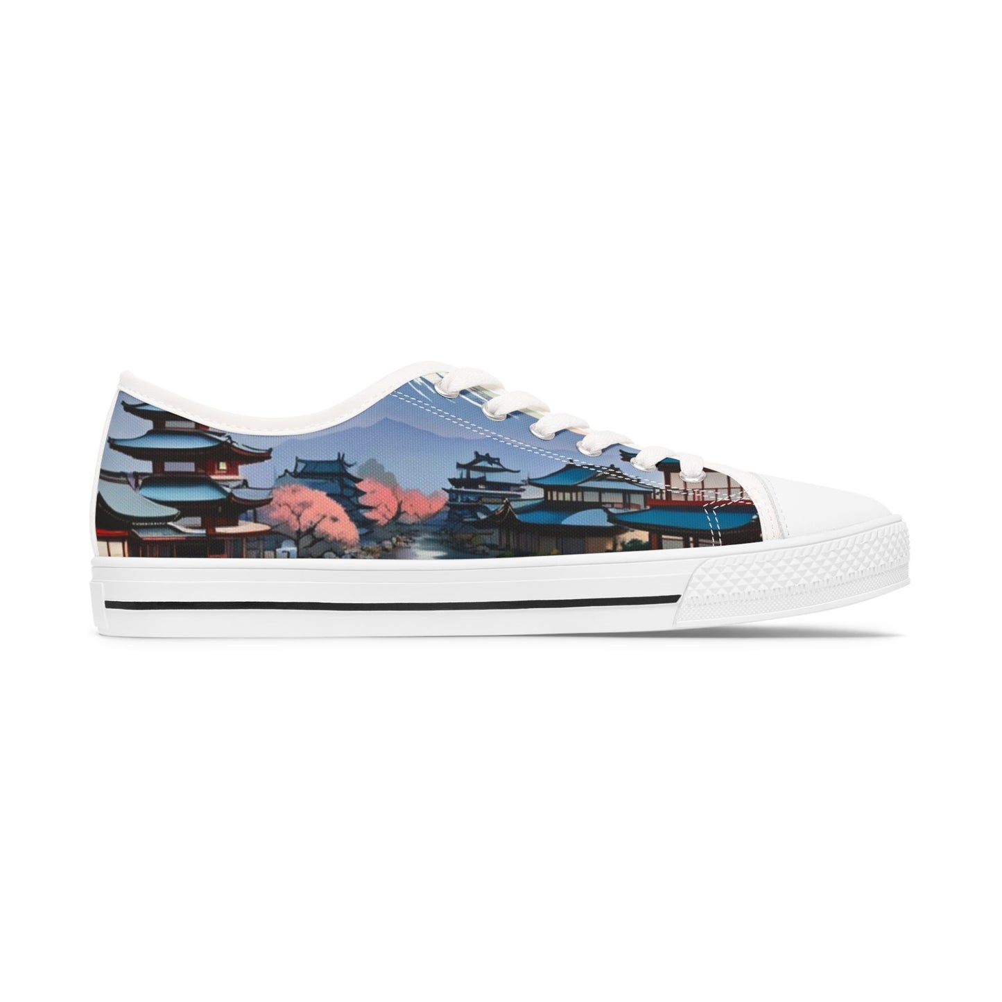 Ukiyo-e Women's Low Top Sneakers