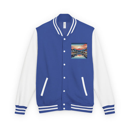 Ukiyo-e Letterman Jacket