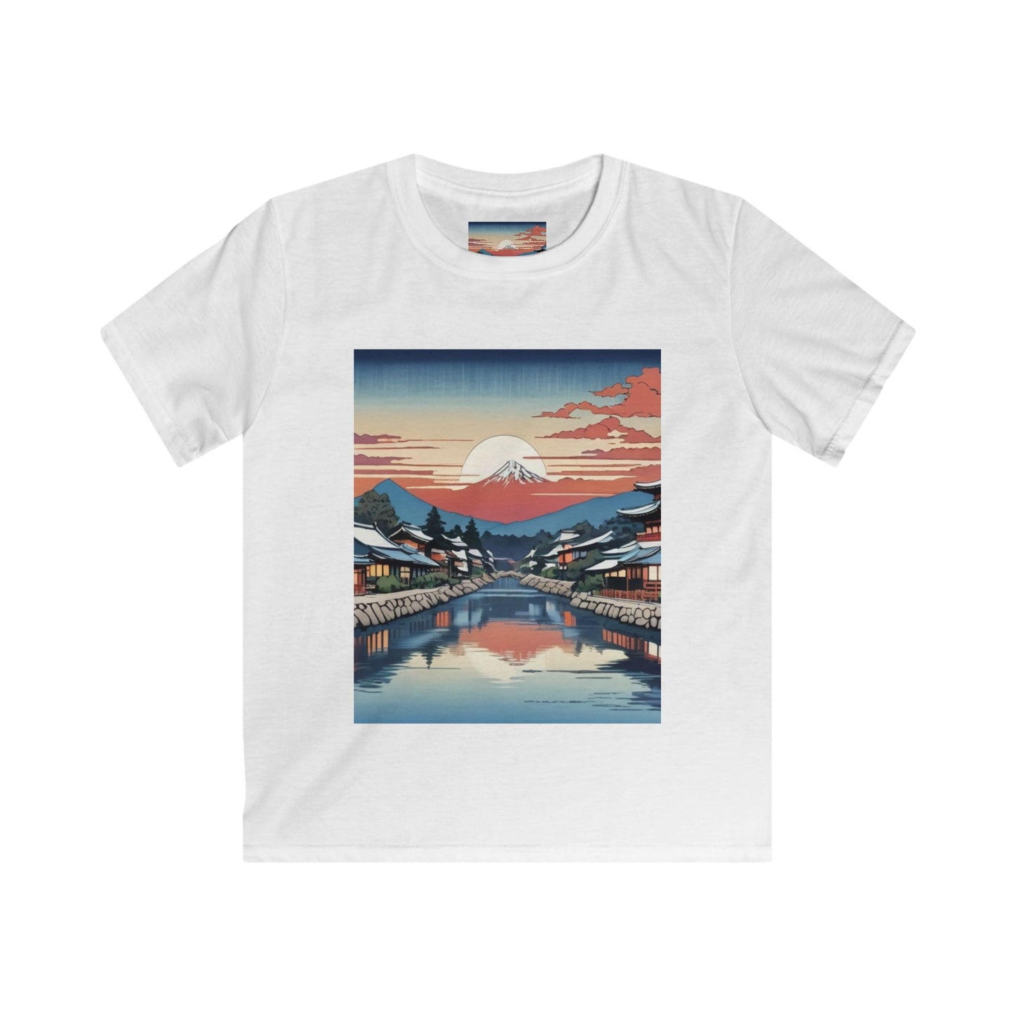 Ukiyo-e Kids Softstyle Tee