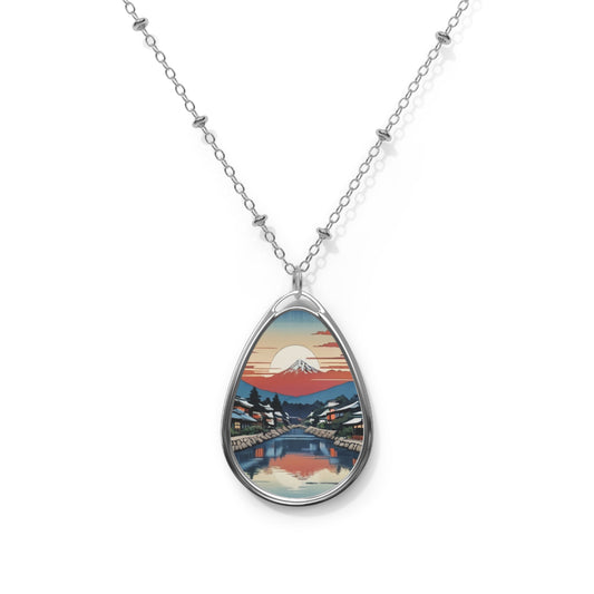 Sunsets Oval Necklace