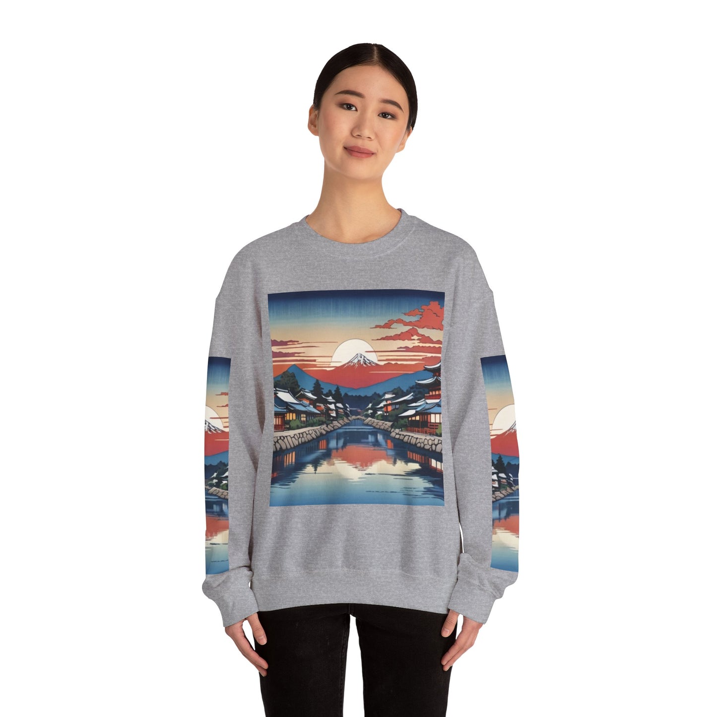 Ukiyo-e Unisex Heavy Blend™ Crewneck Sweatshirt