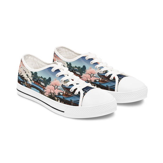 Ukiyo-e Women's Low Top Sneakers
