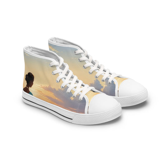SonuMasi Women's High Top Sneakers