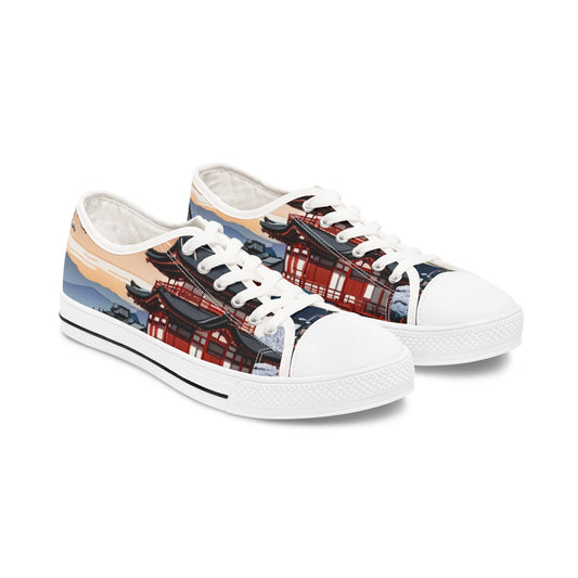 Ukiyo-e Women's Low Top Sneakers