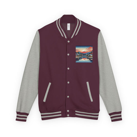 Ukiyo-e Letterman Jacket
