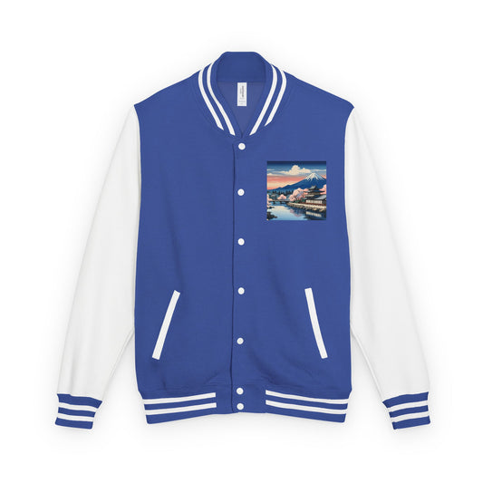 Ukiyo-e Letterman Jacket