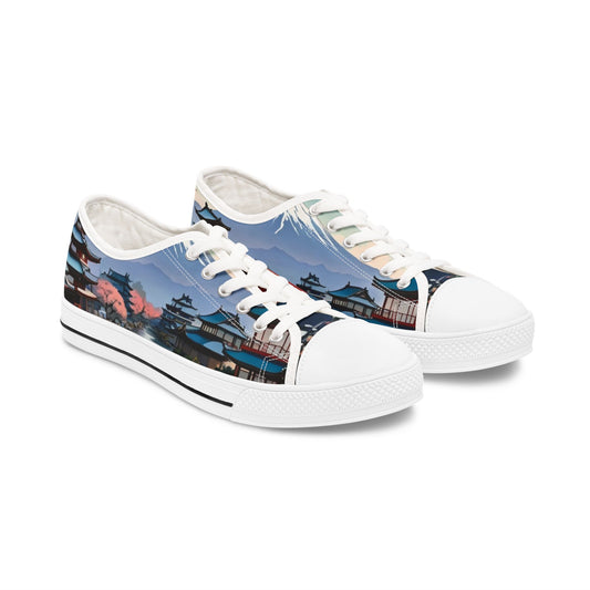 Ukiyo-e Women's Low Top Sneakers